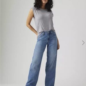 BAGGY DAD LINEN+ DENIM LIGHTWEIGHT WOMEN'S JEANS
